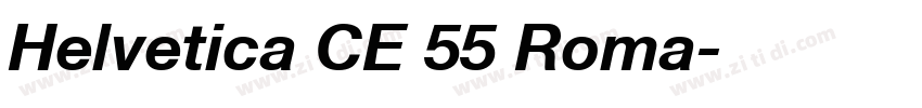 Helvetica CE 55 Roma字体转换